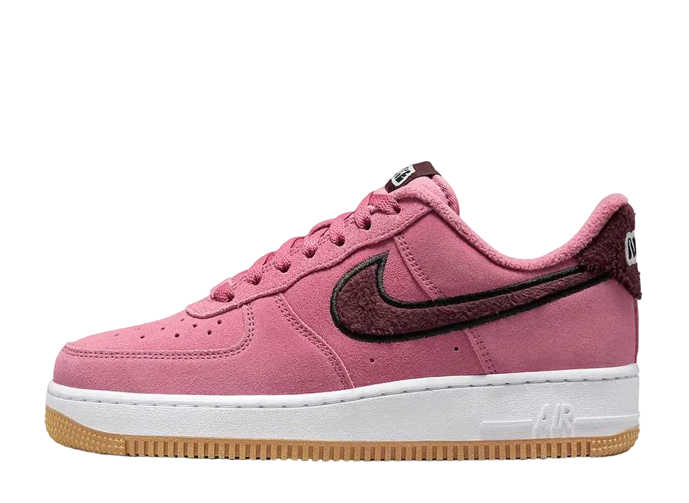 Nike Women's Air Force 1 Low '07 Fleece Swoosh "Desert Berry"