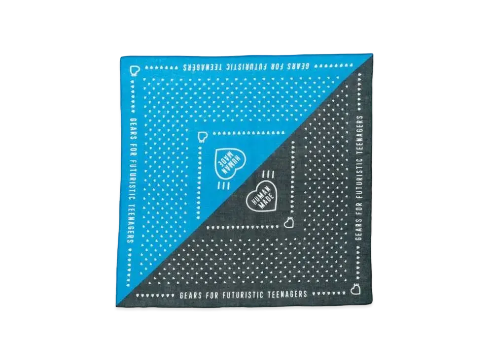 ヒューマン メイド マンスリー バンダナ オーガスト "ブルー"