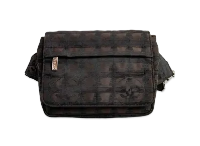 CHANEL New Travel Line Body Bag "Brown"