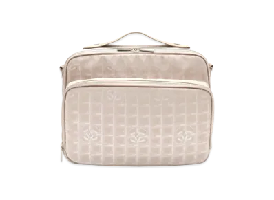CHANEL New Travel Line Brief Case "Beige"