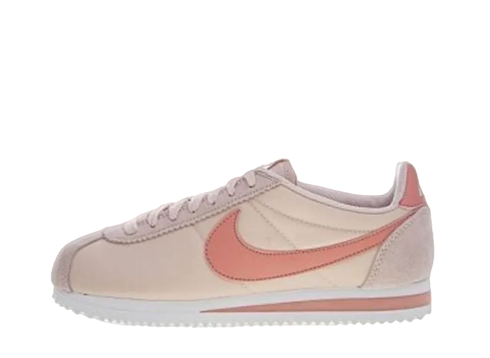 ナイキ ウィメンズ クラシック コルテッツ 15 ナイロン "ピンク ホワイト"