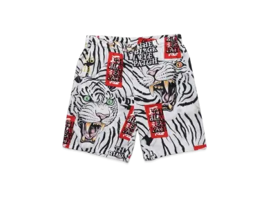 BlackEyePatch WACKO MARIA TIM LEHI Hawaiian Shorts "White"