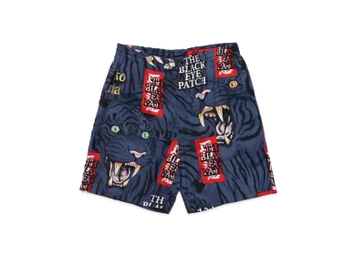 BlackEyePatch WACKO MARIA TIM LEHI Hawaiian Shorts "Navy"