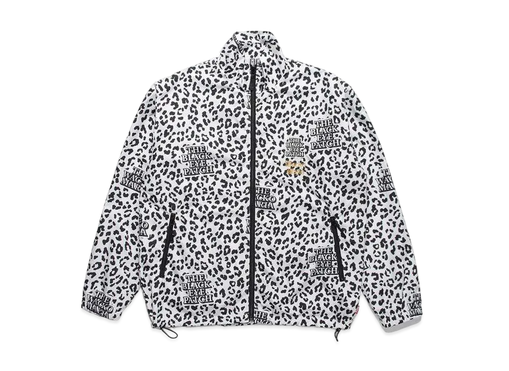 BlackEyePatch WACKO MARIA Leopard Track Jacket Type-2 "White"