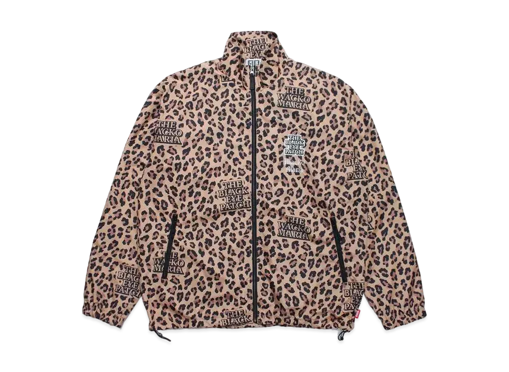 BlackEyePatch WACKO MARIA Leopard Track Jacket Type-2 "Brown"
