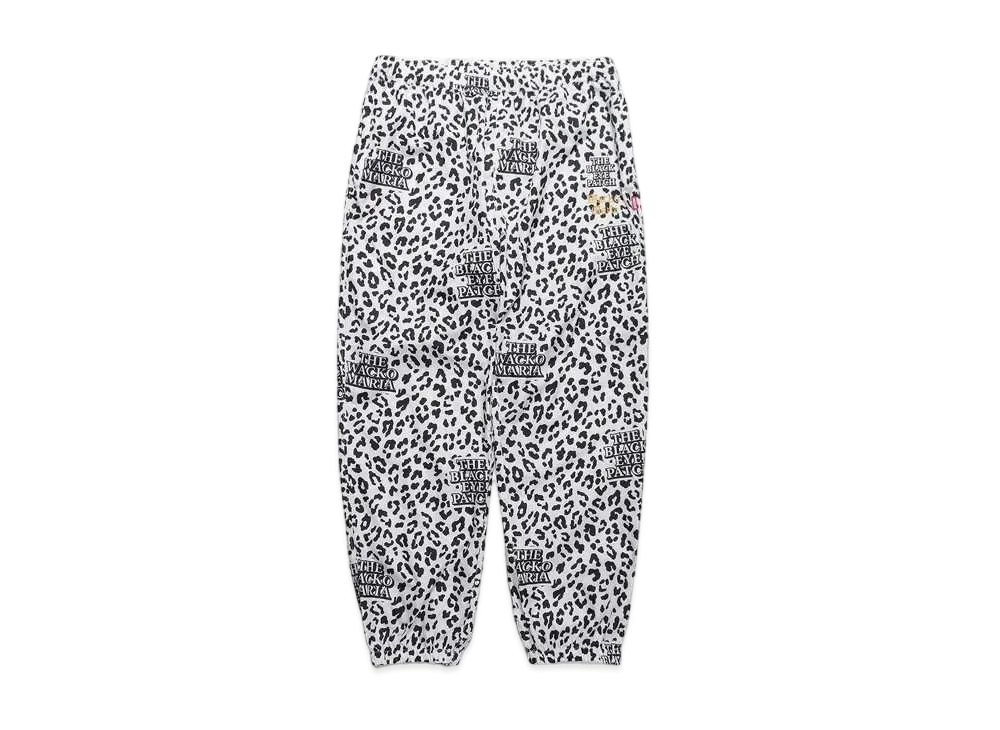 BlackEyePatch WACKO MARIA Leopard Track Pants "White"