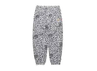 BlackEyePatch WACKO MARIA Leopard Track Pants "White"