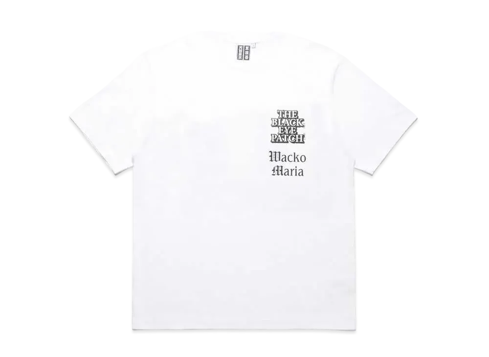 BlackEyePatch WACKO MARIA Crew Neck T-Shirt "White"