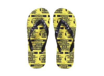 BlackEyePatch × WACKO MARIA Hayn Beach Sandals "Yellow"