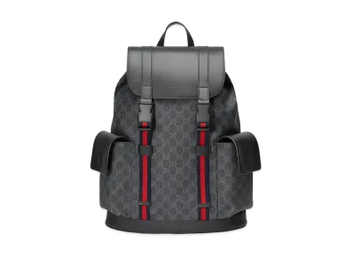 GUCCI GG Black Backpack