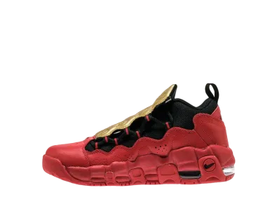 Nike GS Air More Money University "Red/Black-Metallic Gold"