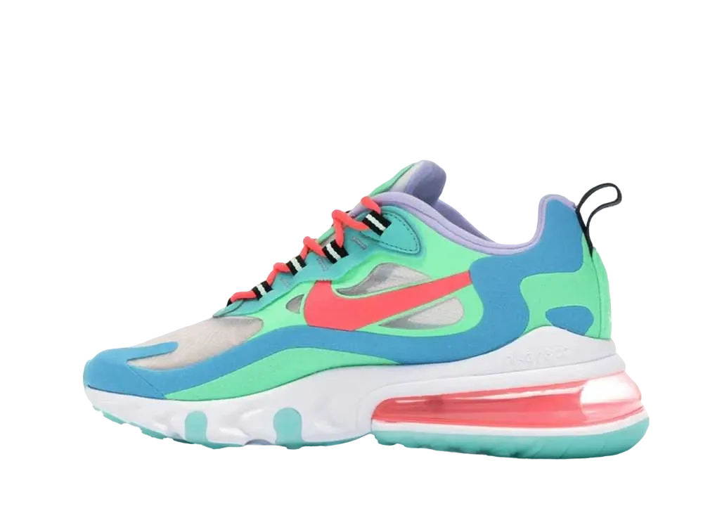 ナイキ ウィメンズ エアマックス270 リアクト "ブルー/グリーン"