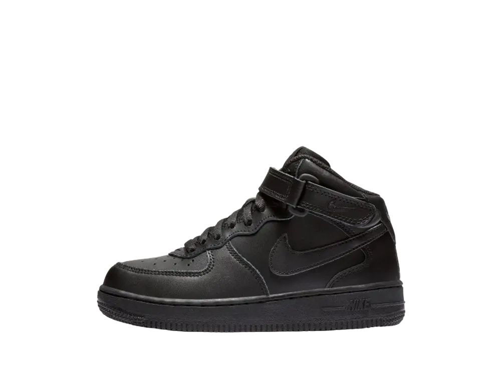 ナイキ PS エアフォース1 ミッド "ブラック"(キッズ)