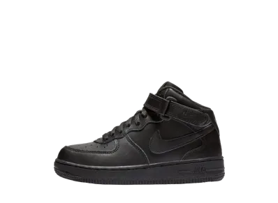 Nike PS Force 1 Mid "Black"