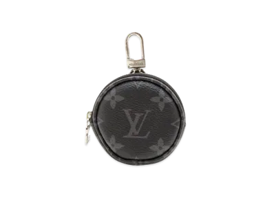 Louis Vuitton Monogram Eclipse Porte Cles Round