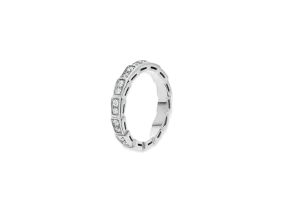 BVLGARI Serpenti Viper Ring Diamond "White Gold"