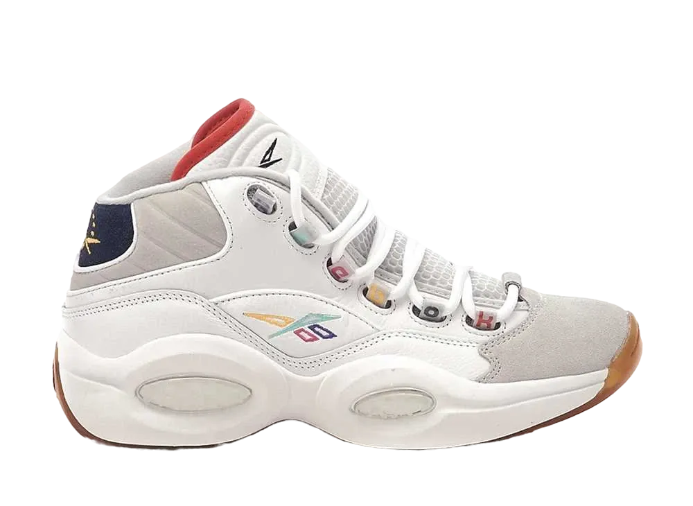 リーボック クエスチョン ミッド "ピュア グレー マルチ"