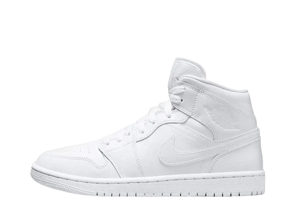 Nike Women's Air Jordan 1 Mid "Triple White"