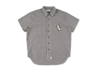 WIND AND SEA S_E_A GINGHAM PLAID S/S SHIRT "Black"