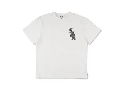 WIND AND SEA S_E_A GINGHAM PLAID S/S TEE "White"