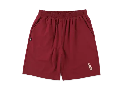 WIND AND SEA S_E_A (WDS) SHORTS "Burgundy"