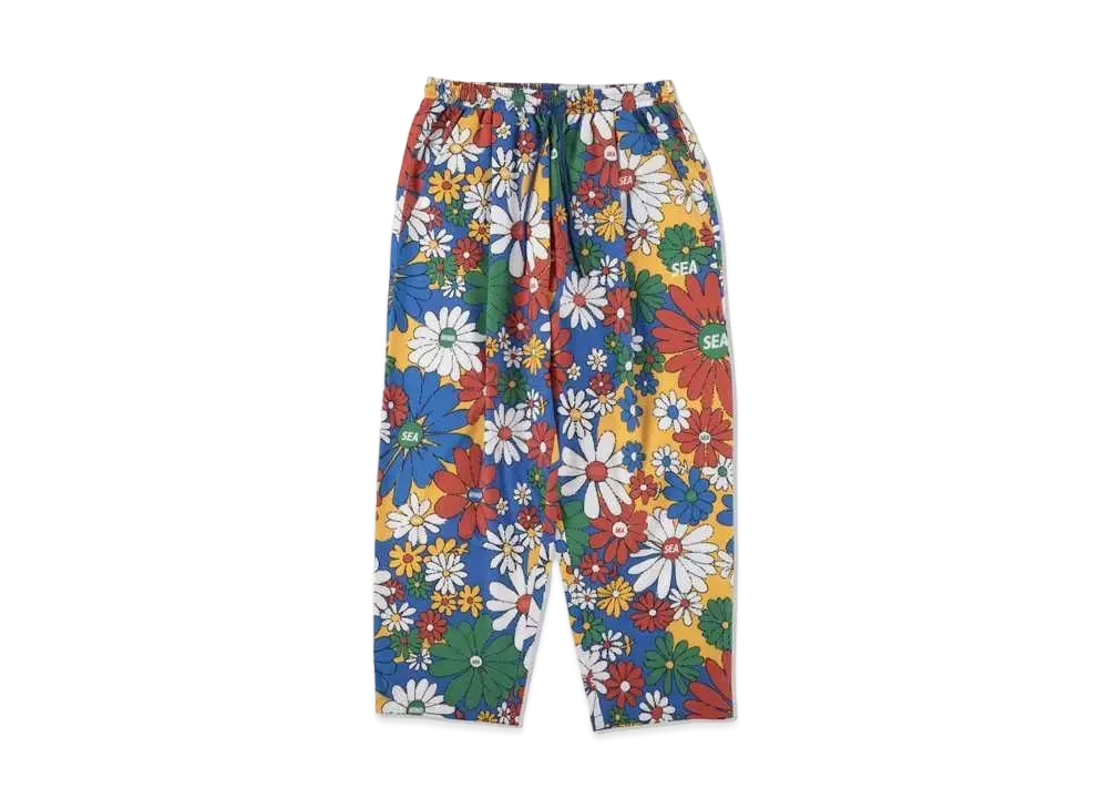 WIND AND SEA S_E_A (FLOWER PATTERN) EASY PANTS "Floral"
