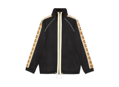 GUCCI Oversize Technical Jersey Jacket ”Black”