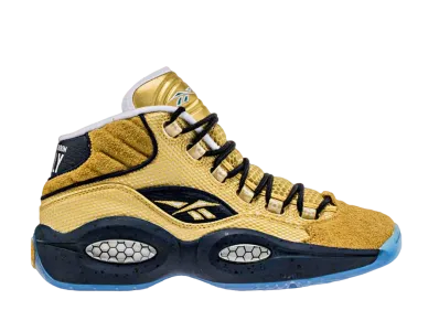 EBC × Reebok Question Mid "Metalic Gold"