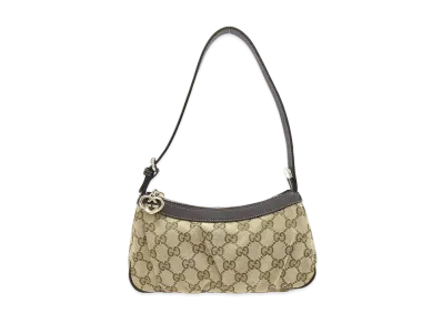 GUCCI GG Canvas Accessory Pouch "Brown"