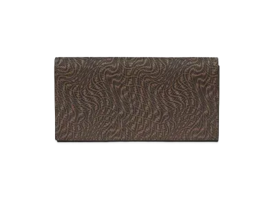FENDI FF Vertigo Continental Wallet "Brown"