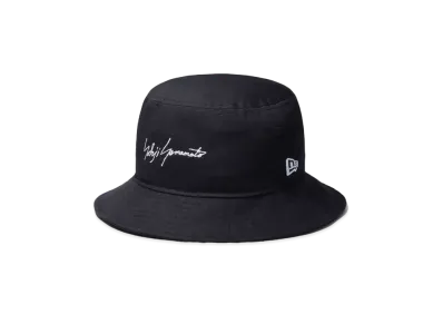 NEW ERA x Yohji Yamamoto FW22 Signature Logo Bucket 01 "Black"