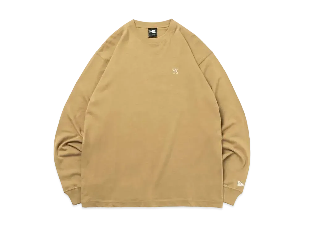 NEW ERA x Yohji Yamamoto Y's FW22 Regular Fit L/S Cotton Tee "Beige"