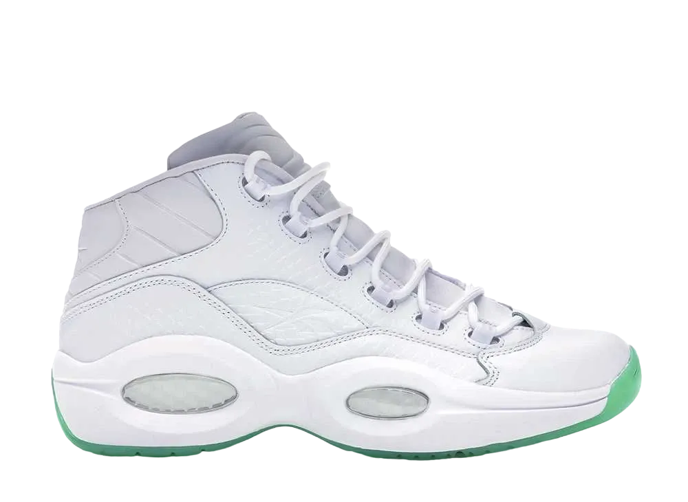 リーボック クエスチョン ミッド "ホワイト ミント グロー"