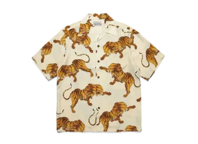 WACKO MARIA PARADISE TOKYO Summer Festival Hawaiian Shirt "Light Beige"