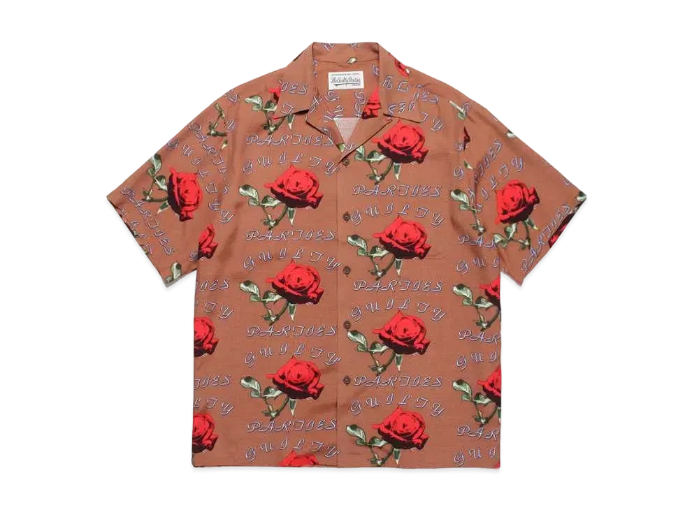 WACKO MARIA PARADISE TOKYO Summer Festival Hawaiian Shirt "Brown"