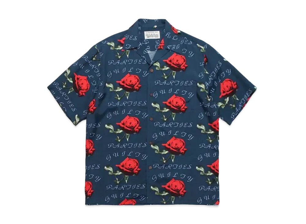 WACKO MARIA PARADISE TOKYO Summer Festival Hawaiian Shirt "Navy"