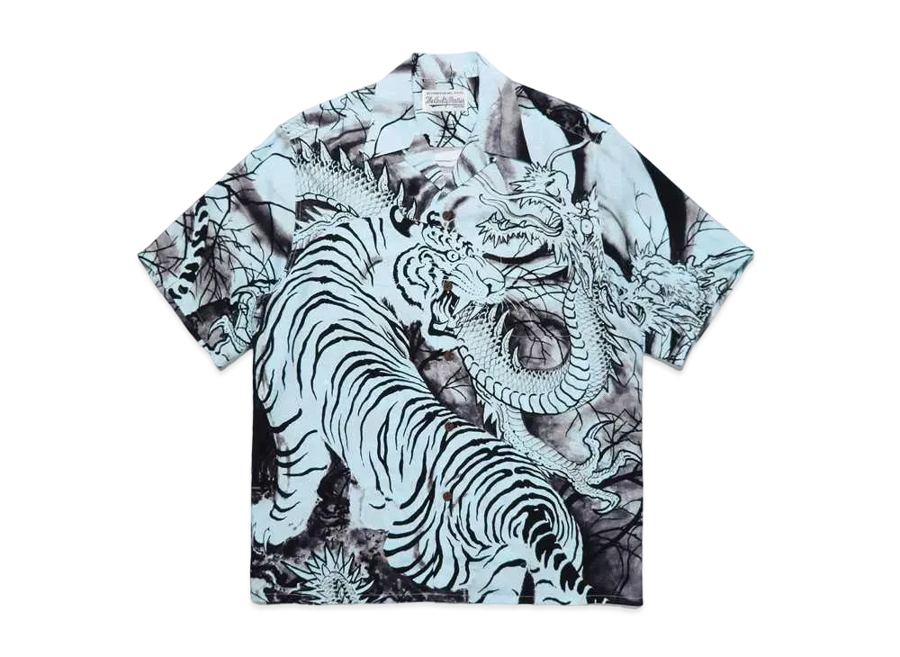 WACKO MARIA PARADISE TOKYO Summer Festival TIM LEHI Hawaiian Shirt "Mint"
