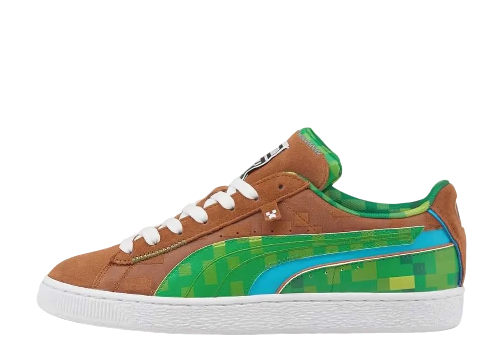 Puma Suede Minecraft "Friar Brown/Fern Green"