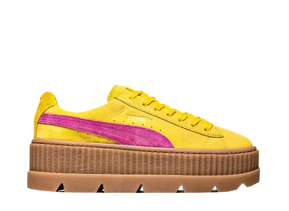 Rihanna × Puma Women's Cleated Creeper Fenty Suede "Lemon"