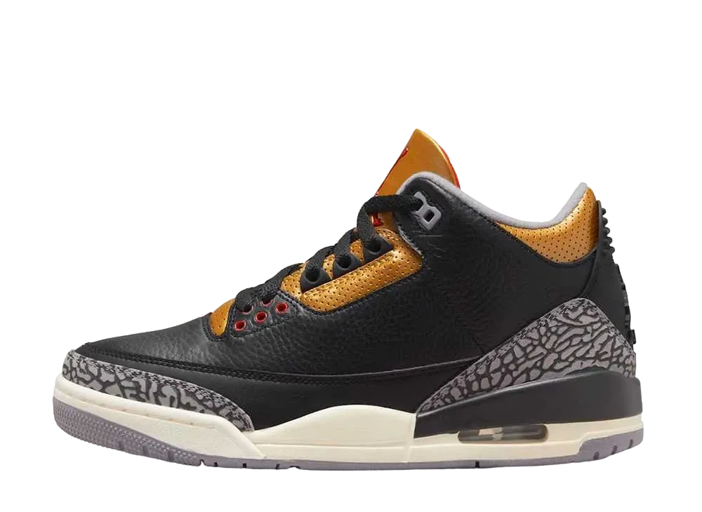 Nike Women's Air Jordan 3 "Black/Gold"