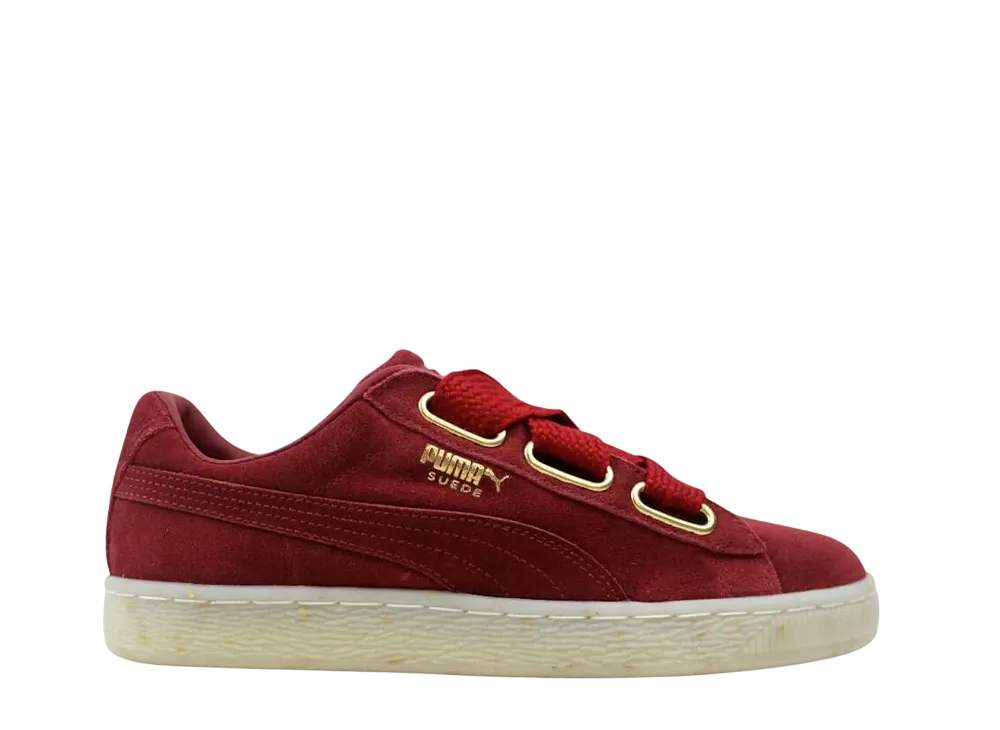 Puma Women's Suede Heart Celebrate "Red Dahlia"