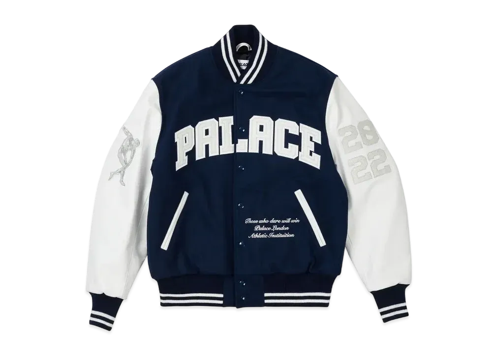 PALACE GREEK VARSITY JACKET "Blue"
