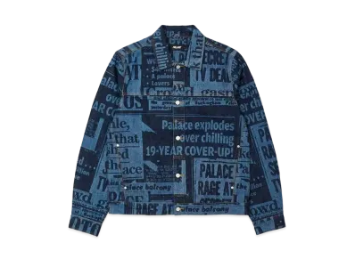 PALACE TABLOID DENIM JACKET "Blue"