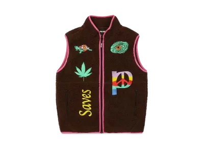 PALACE JESUS GILET "Brown"