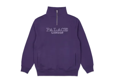PALACE 1/4 ZIP FUNNEL "Purple"