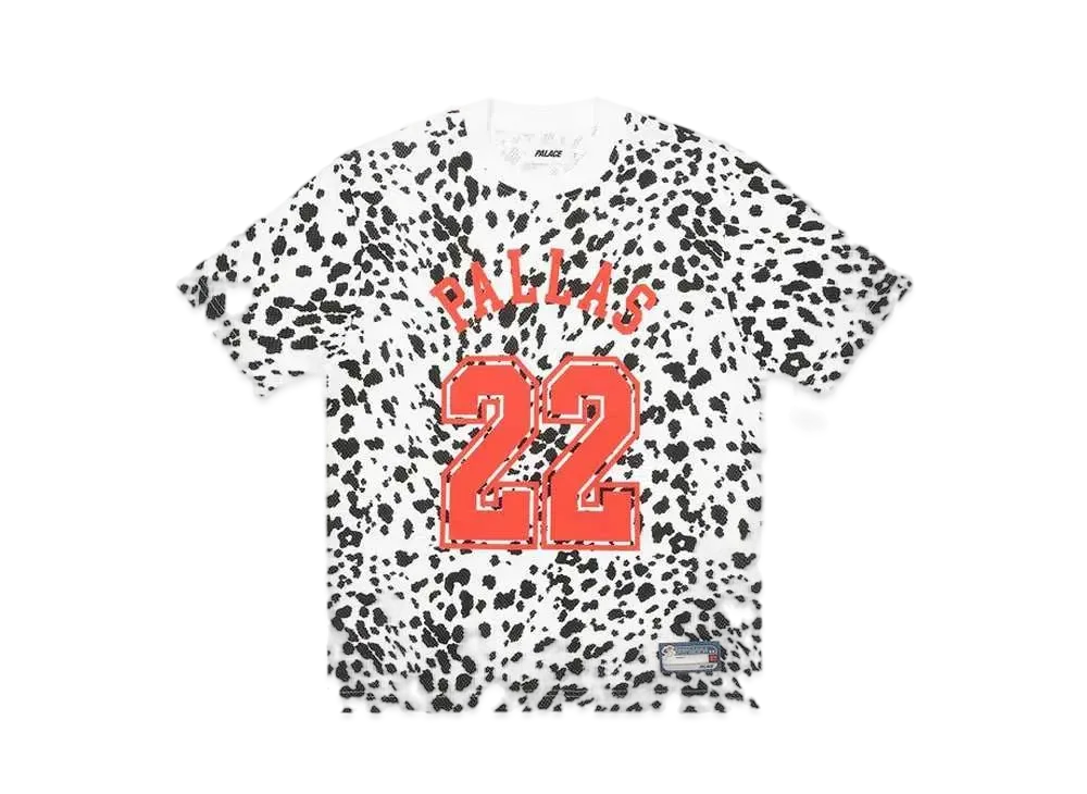 PALACE SPORTS MESH T-SHIRT "Dalmation"