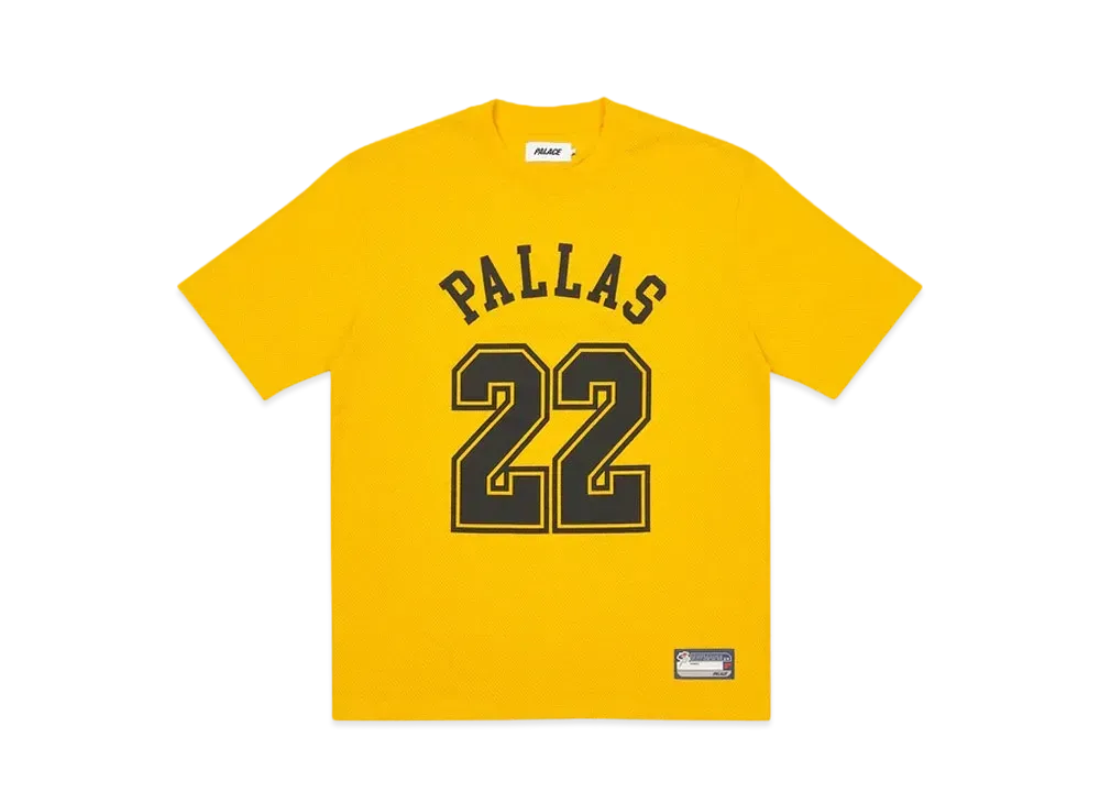 PALACE SPORTS MESH T-SHIRT "Yellow"