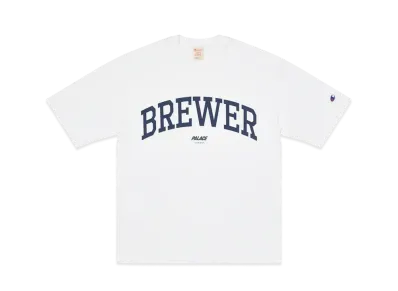 PALACE CHAMPION SHOP T-SHIRT LONDON "White"