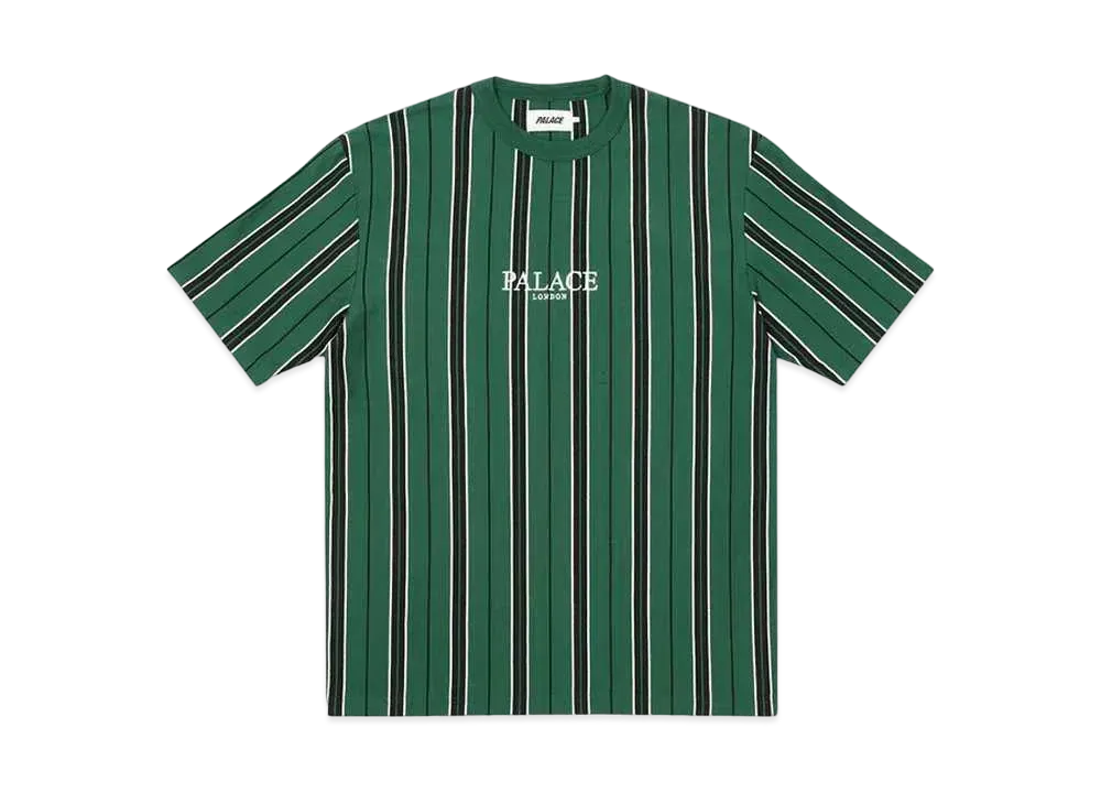 PALACE VERTICAL STRIPE T-SHIRT "Green"