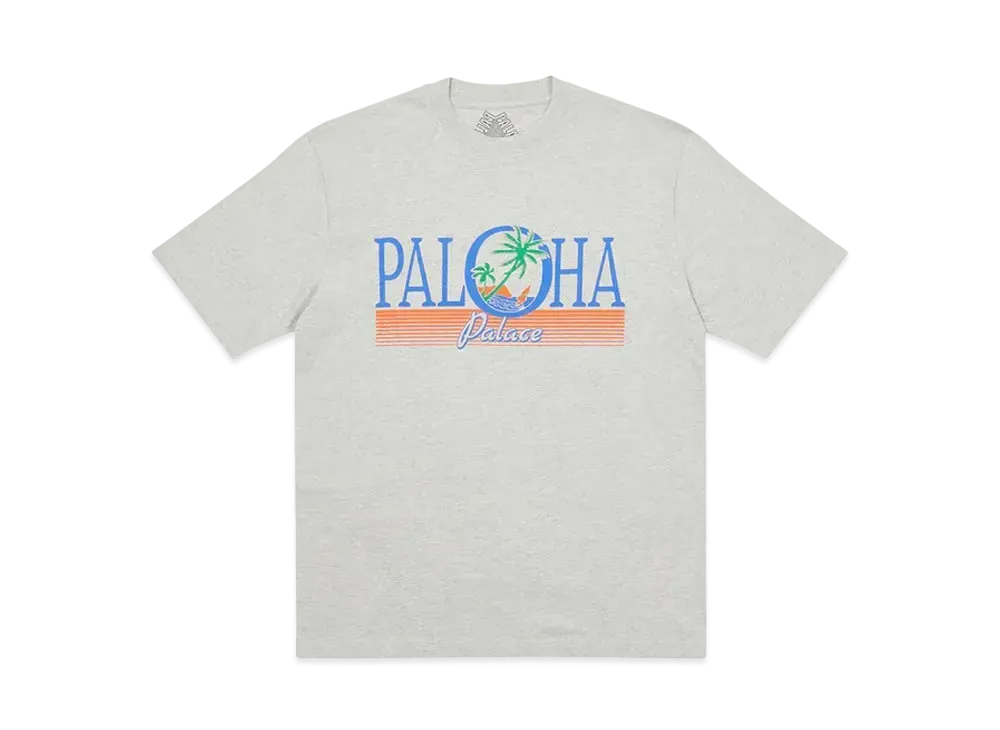 PALACE PALOHA T-SHIRT "Grey Marl"